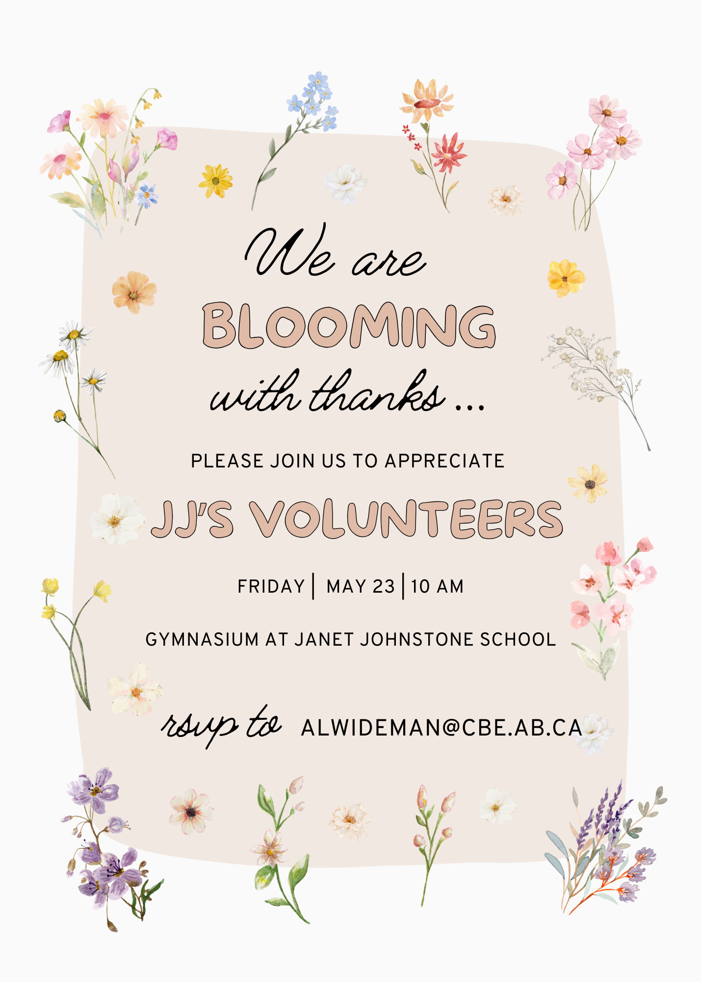 Volunteer invite 2025